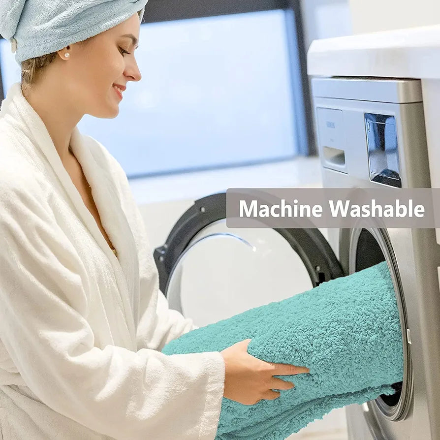 Luxe Home International Carpet Super Soft Anti Slip Vegas Rectangular Rugs 3X5 Feet Colour Aqua