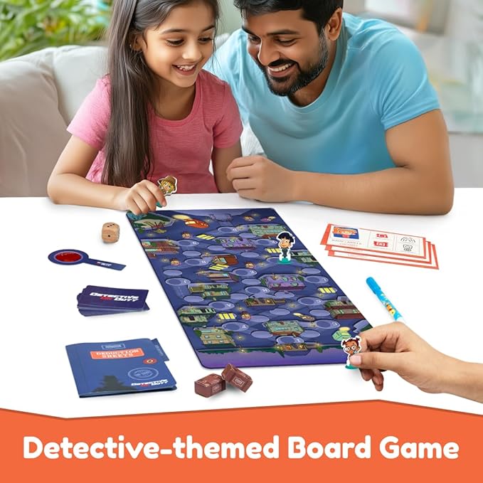 Bloomingo Board Game - Detective on Duty | Thrilling Detective Adventure for Kids & Adults