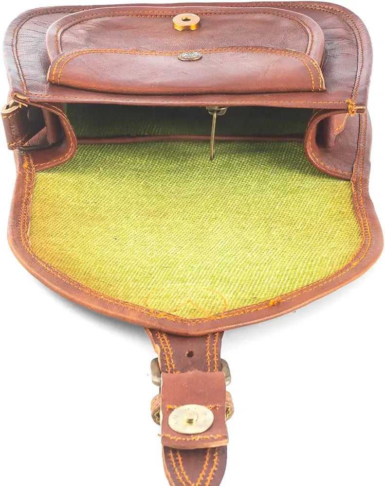 Goatter Genuine Leather Casual Sling Bag for Girls and Women