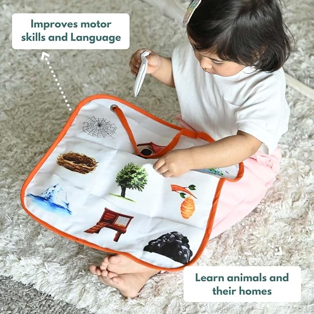 Curious Cub Montessori Learning Wooden Toys | Box 10 Brain Development Problem/puzzle Solving | Hand-eye Coordination