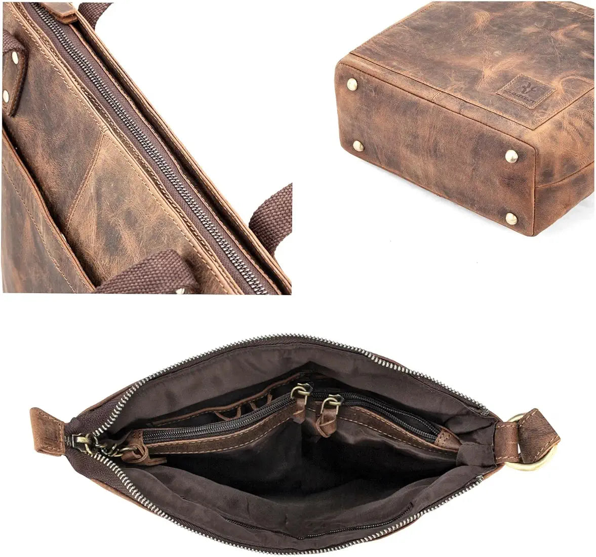 Goatter Genuine Leather Tote Bag For Women,
