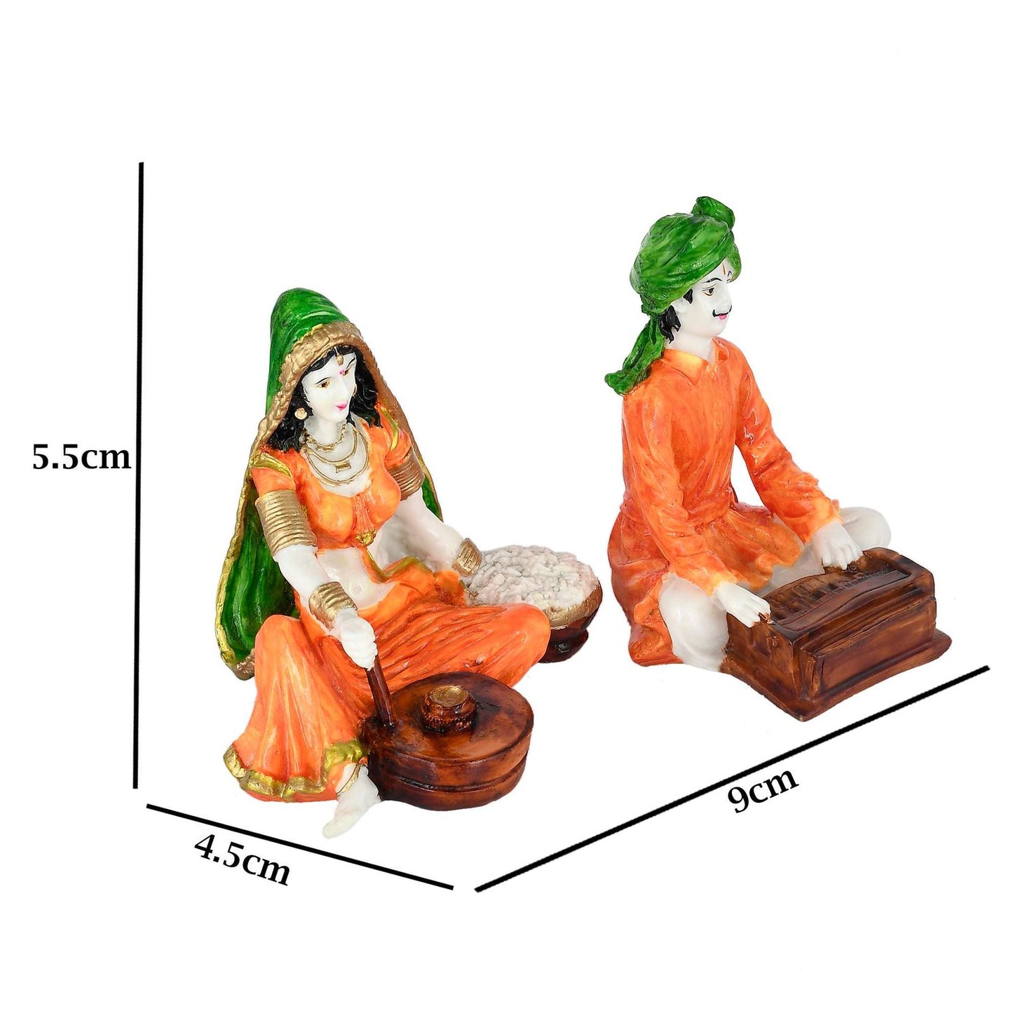 Rajasthani Set of 2 Showpiece