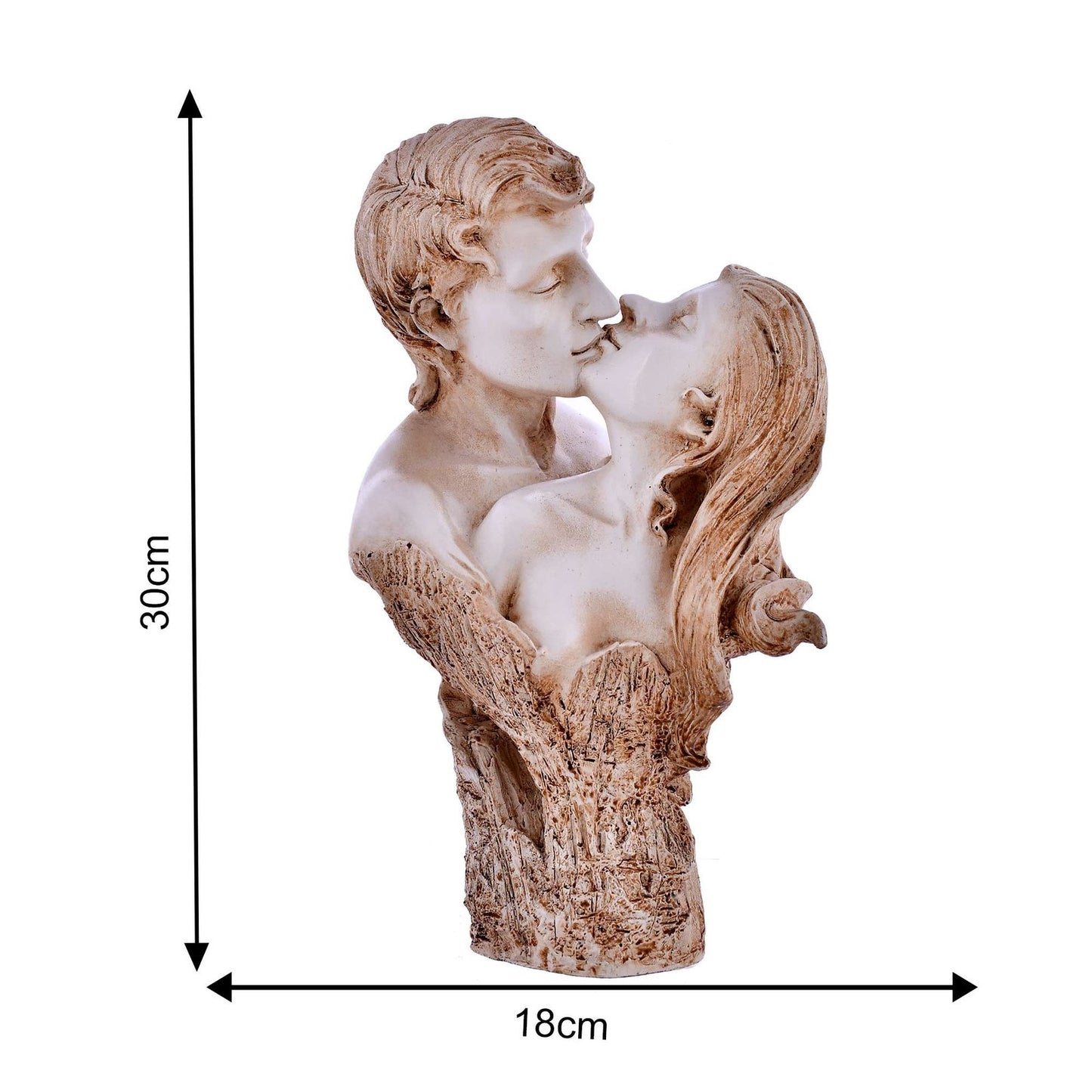 Polyresin Man and Woman Statue