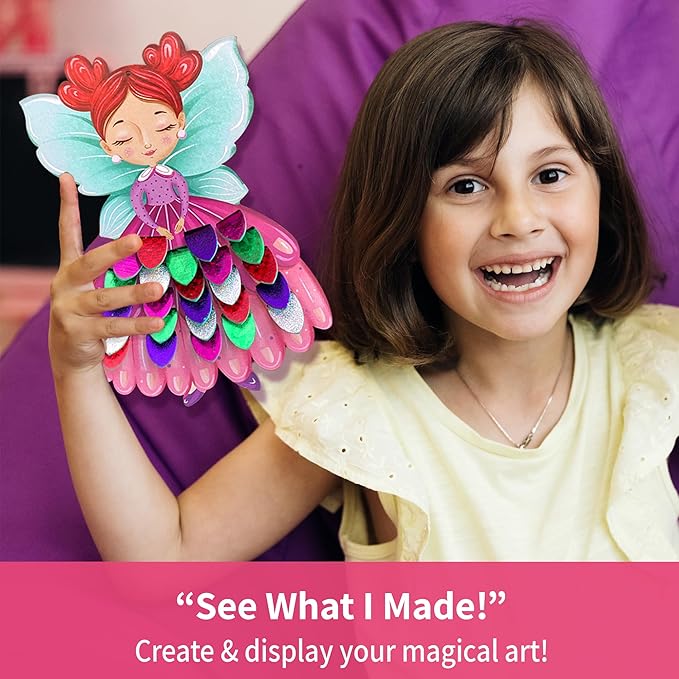 Chalk and Chuckles Art and Craft Kit | Fabulous Foil Decorations for Kids | Creative Toys for Kids