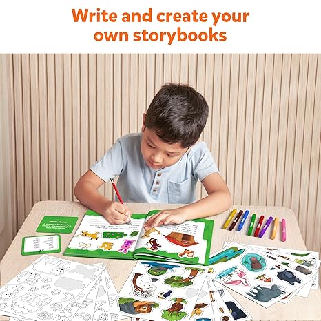 Skillmatics Storybook Art Kit Animal Adventures for Kids Write & Create Storybooks