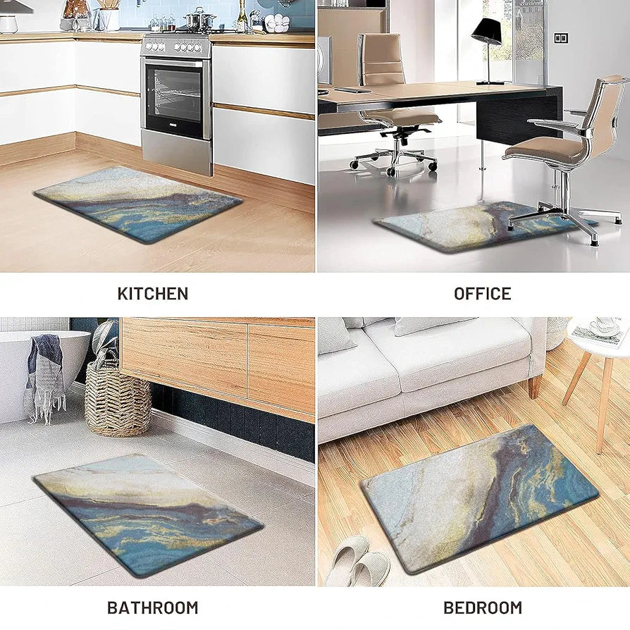Luxe Home Columbo Anti-Fatigue Mat Cushioned Support Stylish and Durable Easy to Clean Colour Texture