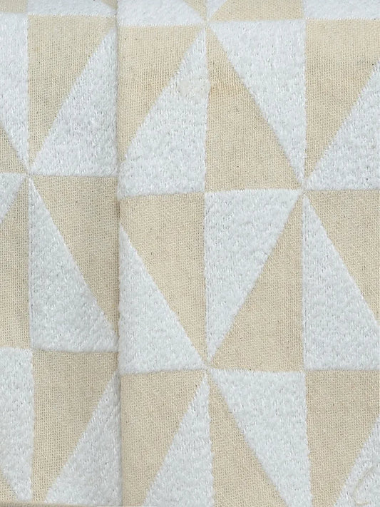 Saral Home Soft Microfiber 1 Seater Sofa Cover Throw Colour White