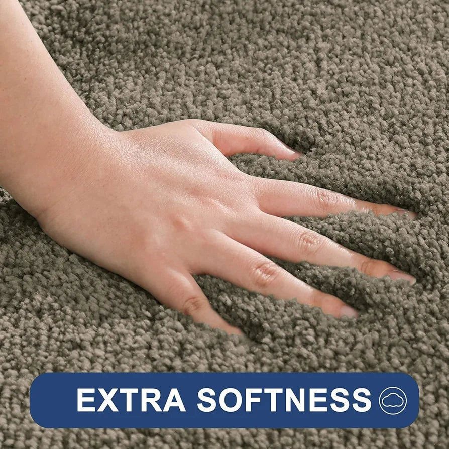 Luxe Home International Runner Super Soft Anti Skid Newman Rug For Bedroom Rectangular Colour Taupe