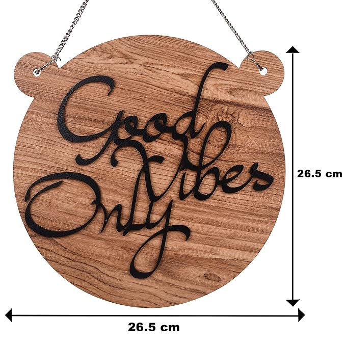 Sehaz Artworks Wall Hangings Good Vibe Only Home Decor Items Stylish Living Room Living Room Bedroom