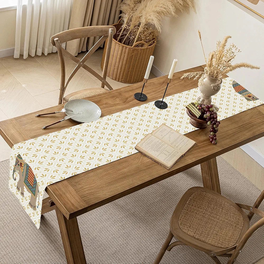 Ishro Home Premium Table Runner Colour Gaja