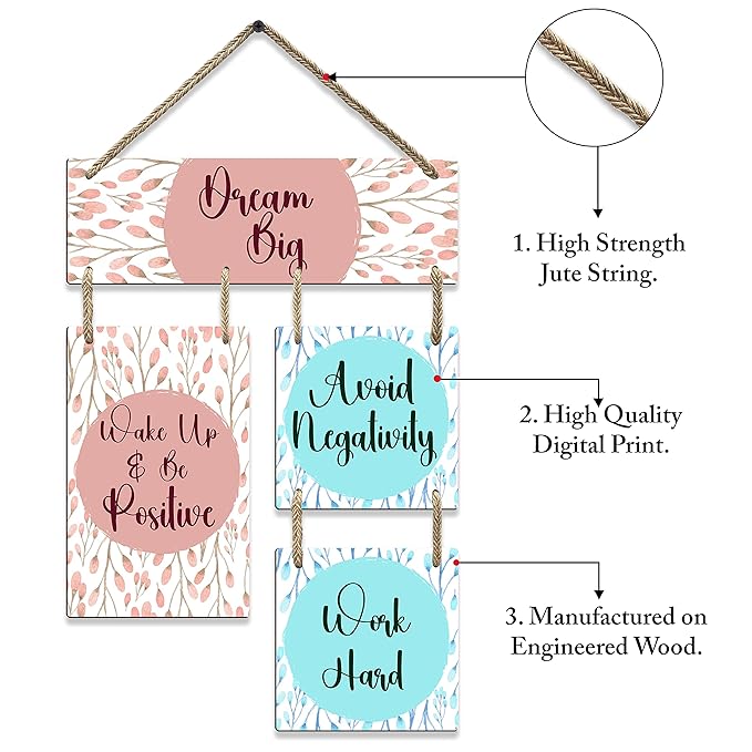 Sehaz Artworks Home Decor Decorative Items For Home Wall Art MDF Wooden Wall Hanger - 4-0029