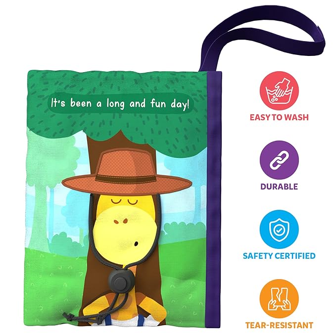 Skillmatics Quiet Book Sensory Activity Book With 11 Interactive Daily Activities