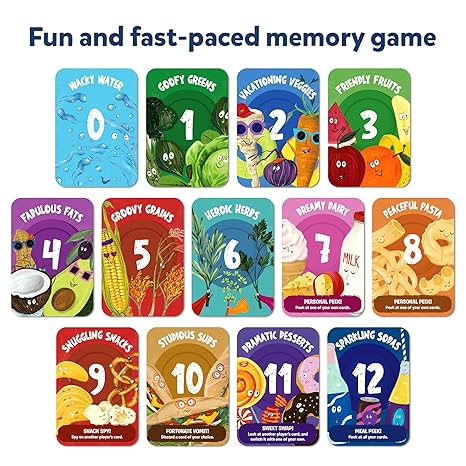 Skillmatics Card Game What's for Dinner Fun Strategy & Memory Games for Ages 7 and Up