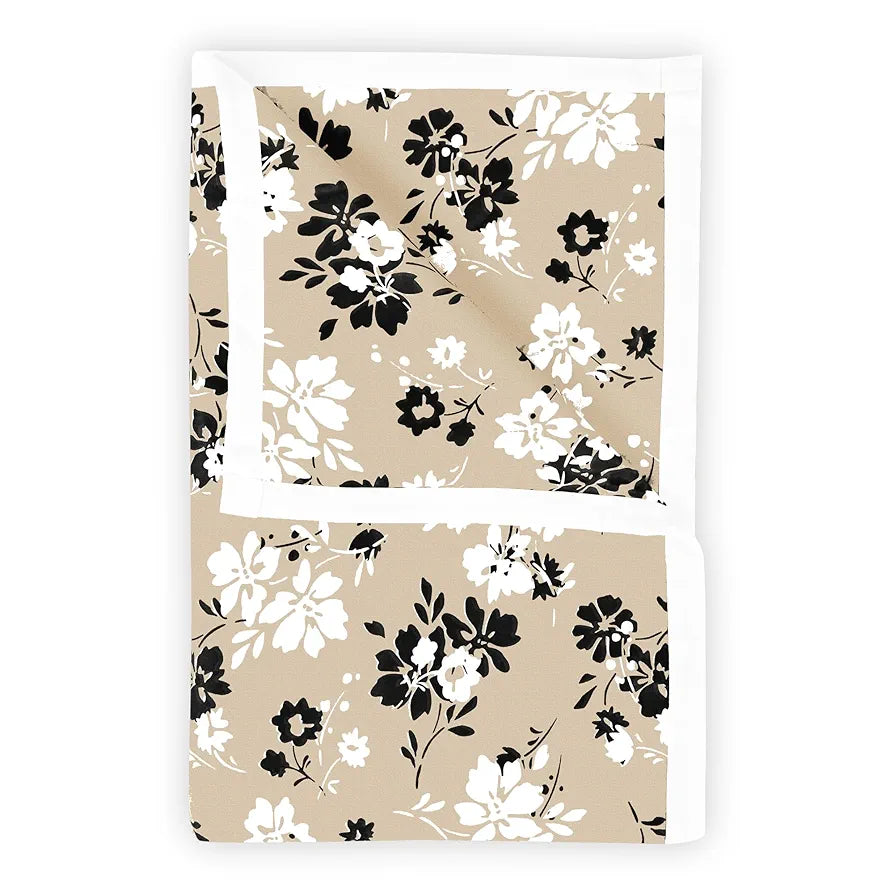 Divine Casa 100% Cotton Single Bed Dohar Ultra-Soft AC Blanket Lightweight Reversible Quilt Colour Ivory & Sunflower Yellow