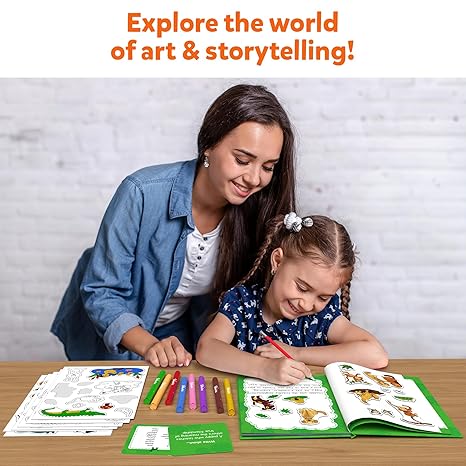 Skillmatics Storybook Art Kit Animal Adventures for Kids Write & Create Storybooks