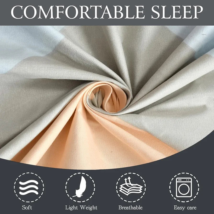 Fresh From Loom Single Bed Floral Design Microfiber Single Bedsheet Wrinkle Free 1 Pillow Covers Included 144 TC Chevron Orange