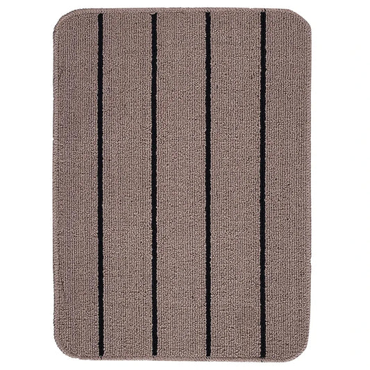 Saral Home Striped Soft PP Yarn Doormat Anti Skid Backing