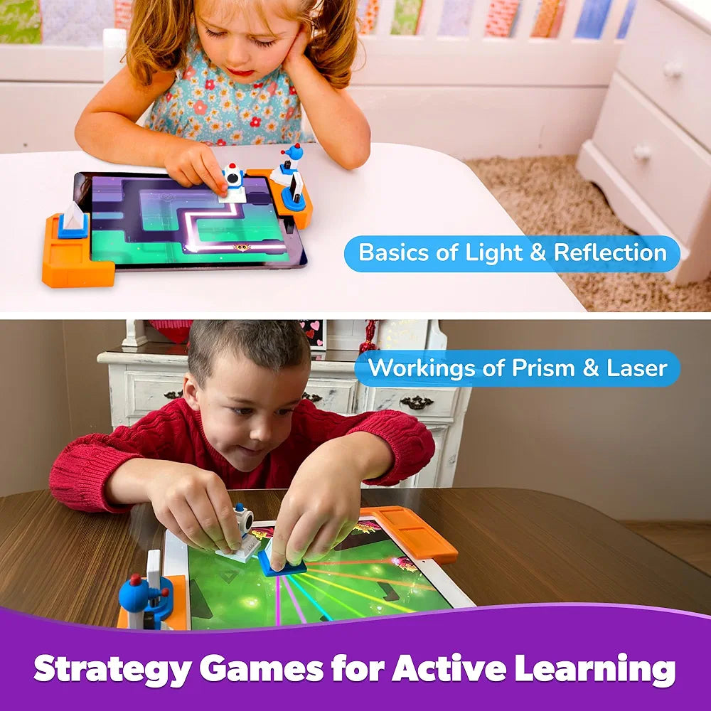 Shifu Tacto Laser - AR-Powered STEM Toy for Kids Age - Master The Physics of Light, Boost Critical Thinking Skills with Interactive Puzzles - Ideal Birthday Gift for Boys and Girls