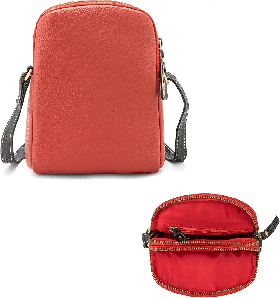 Goatter Genuine Leather Small Sling Cross-Body Bag For Girls And Women's
