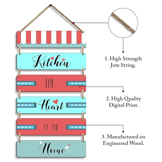 Sehaz Artworks Kitchen Wall Hangings Decorative Items for Home Living Room Home Decor Items -6-0035