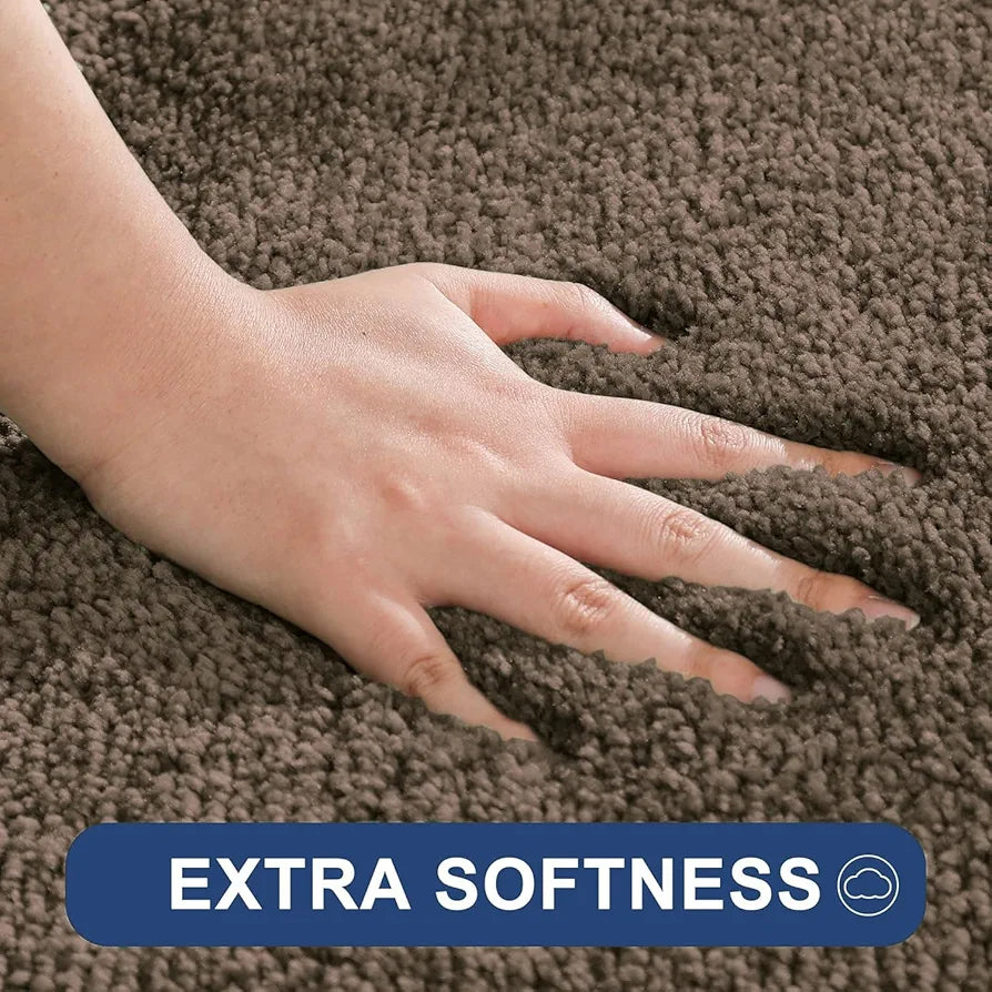Luxe Home International Runner Super Soft Anti Skid Newman Rug For Bedroom Rectangular Colour Chocolate
