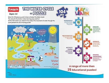 Funskool Play & Learn Water Cycle Educational 104 Pieces Puzzle Toy