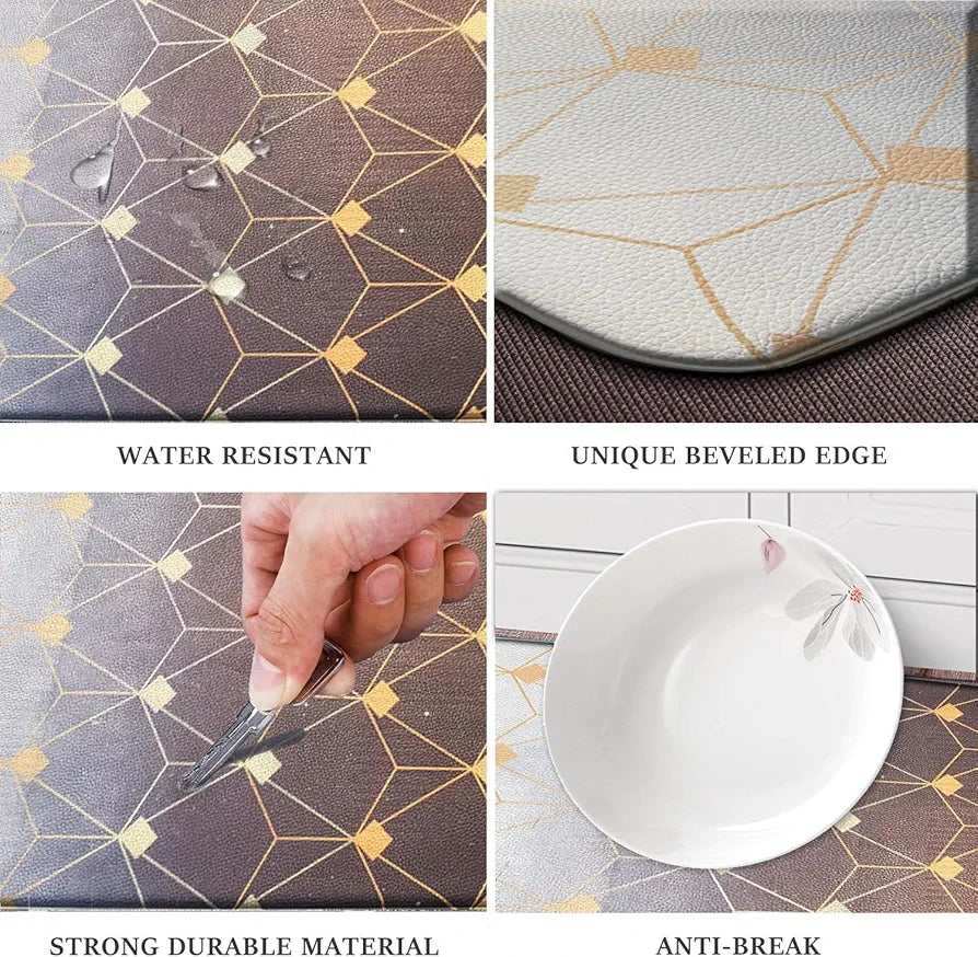 Luxe Home Columbo Anti-Fatigue Mat Cushioned Support Stylish and Durable Easy to Clean Non-Slip Bottom Colour Gradation