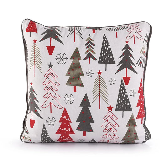 Sashaa World Christmas Trees Cushion Cover Pillow Cover Colour Multi Colour