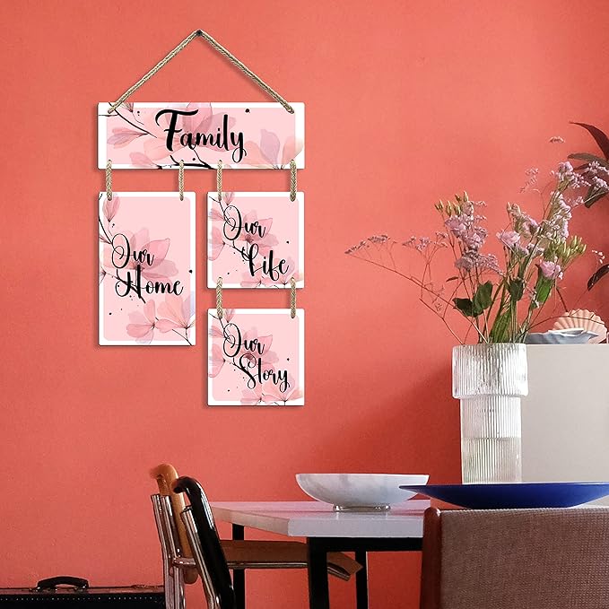 Sehaz Artworks Wooden Wall Hangings for Home Decoration Decorative Items for Home - 4-0032