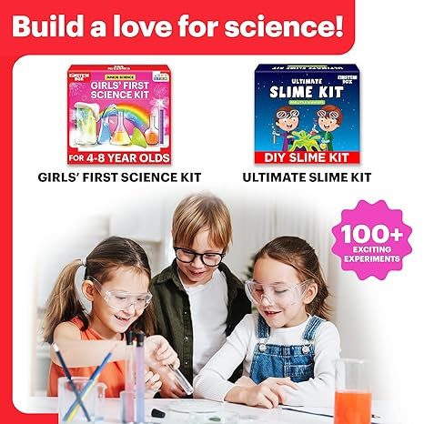 Einstein Box Junior Science Gift Set for Girls Birthday Gift 2-in-1 Set of Learning & Education Kit