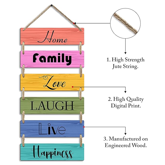 Sehaz Artworks Wall Hangings Home Decor Items Wall Decor for Living Room Office -6-0029 (6-0050) Wood