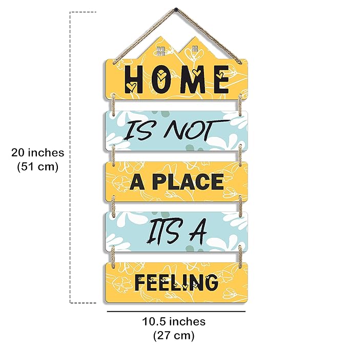 Sehaz Artworks Wooden Wall Hangings for Home Decoration Decorative Items for Home - 5-0008