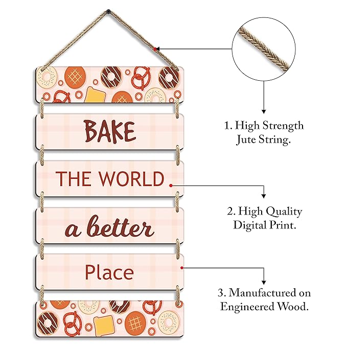Sehaz Artworks Kitchen Wall Hangings Decorative Items for Home Decor Items -6-0043
