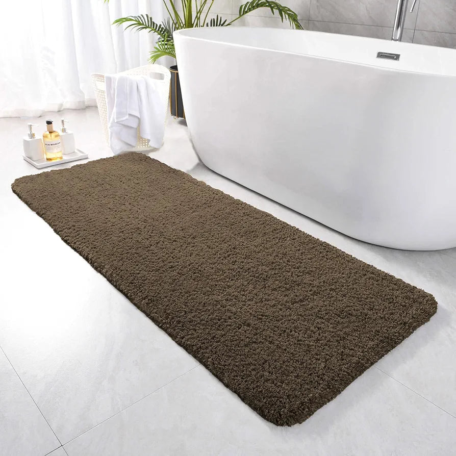 Luxe Home International Runner Super Soft Anti Skid Newman Rug For Bedroom Rectangular Colour Chocolate