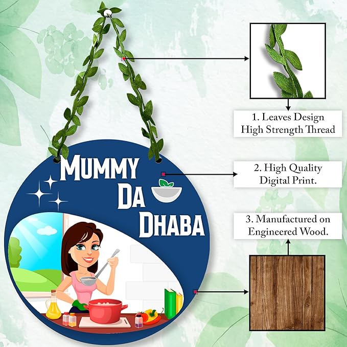 Sehaz Artworks Kitchen Decoration Items Wall Hanging for Home Decoration Kitchen Decor Gift for Mom