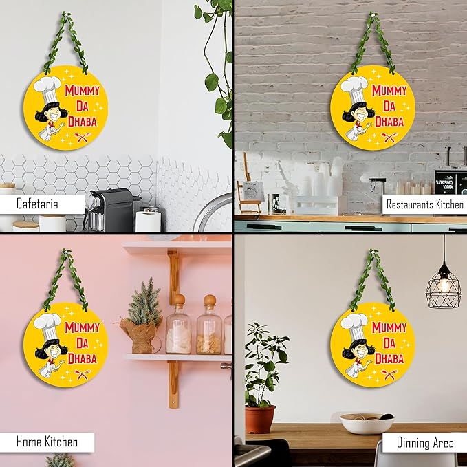 Sehaz Artworks Kitchen Decoration Items Wall Hanging for Home Decoration Kitchen Decor Gift for Mom Mother