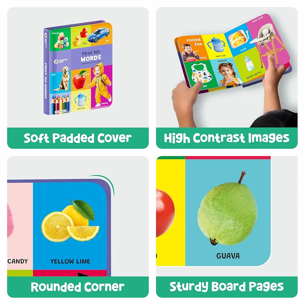 My First Padded Book of Words : Early Learning Padded Board Books for Children