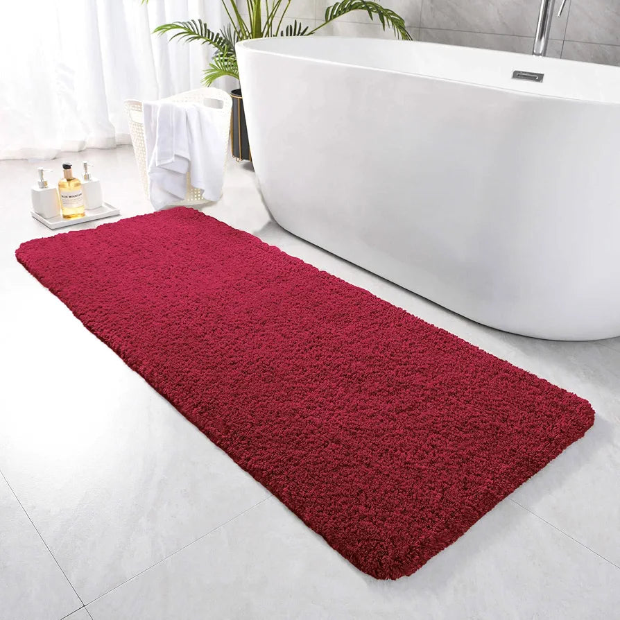 Luxe Home International Runner Super Soft Anti Skid Newman Rug For Bedroom Rectangular Colour Maroon