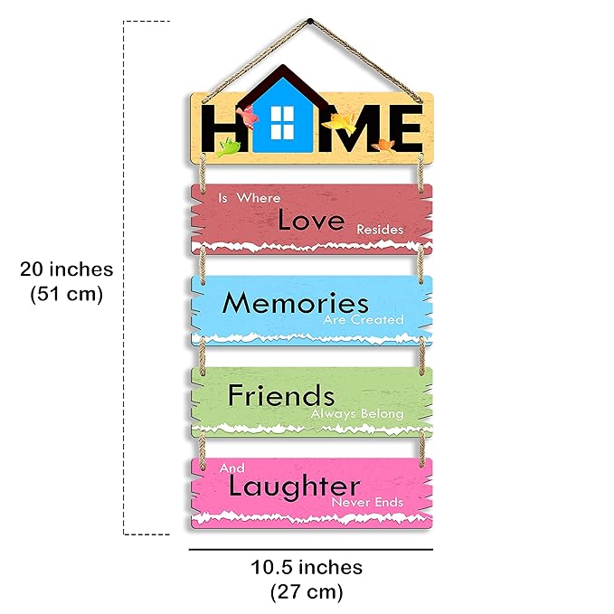 Sehaz Artworks Wooden Wall Hangings for Home Decoration Home Decor Items for Living Room - 5-0004