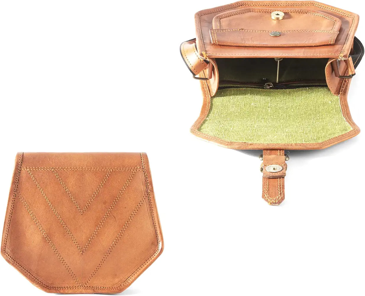 Goatter Genuine Leather Casual Sling Bag for Girls and Women