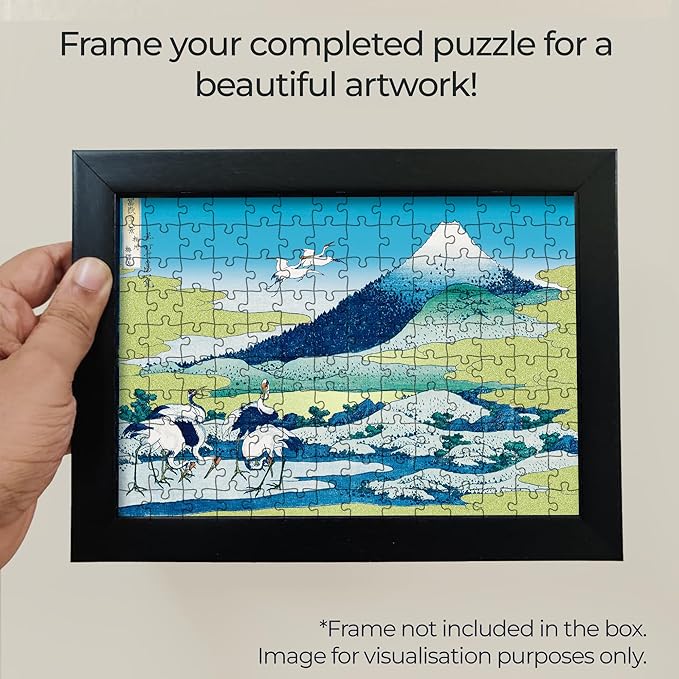 91Knots Umezawa Manor in Sagami Province Wooden Jigsaw Puzzle (140 Pieces) for Adults and Kids | Japanese Ukiyo-e Artwork
