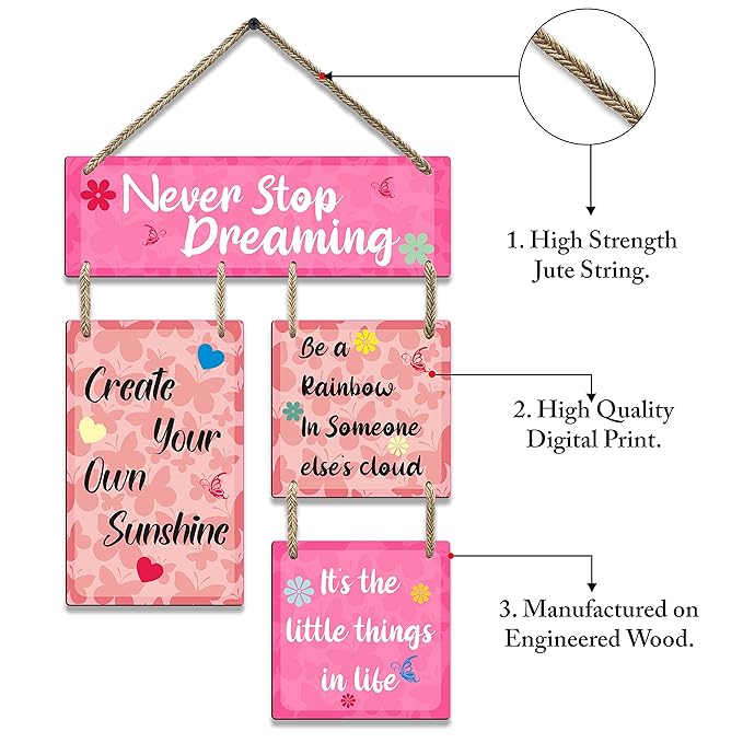 Sehaz Artworks Home Decor Items for Living Room Welcome Home Wall Hanging -4-0026