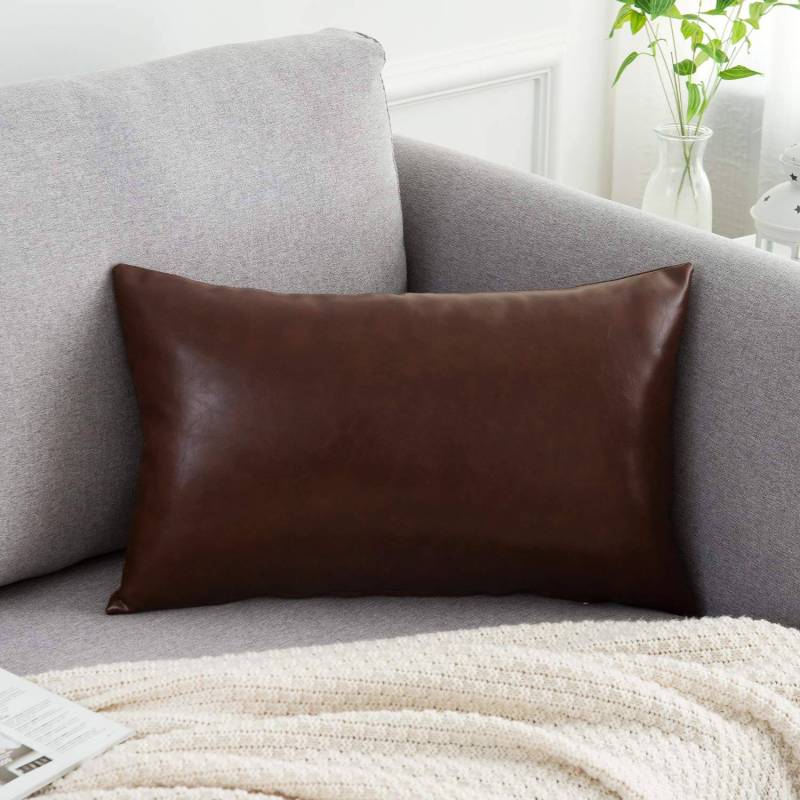 100% Leather sofa Cushion cover