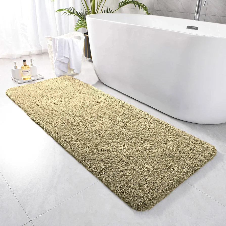 Luxe Home International Runner Super Soft Anti Skid Newman Rug For Bedroom Rectangular Anti Colour Gold