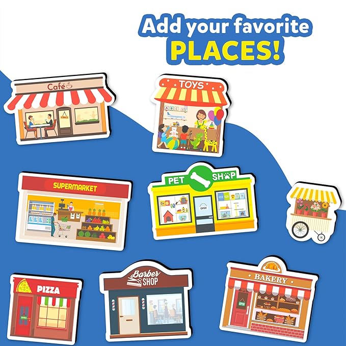 Skillmatics Creative Toy Magnetopia Design Your City Interactive Pretend Play Set for Kids