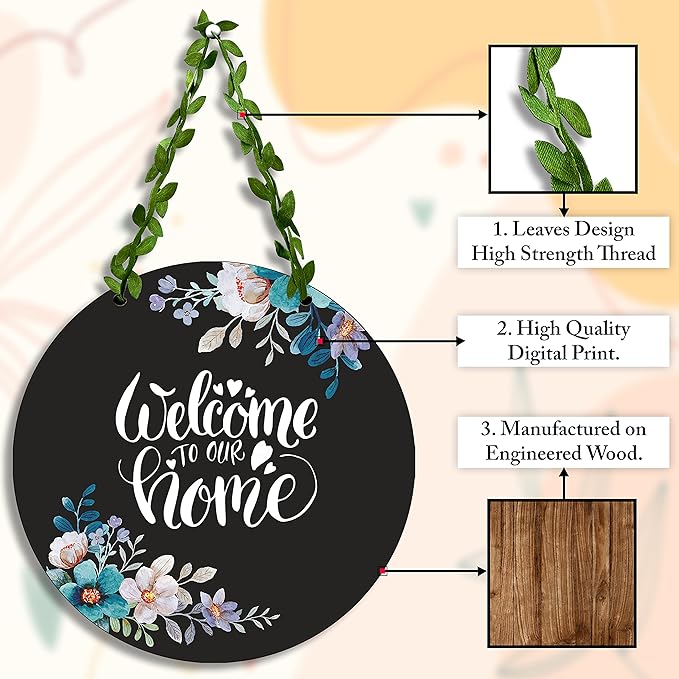 Sehaz Artworks Wall Hangings for Home Decoration Decorative Items for Home Door Hanging -1-0019