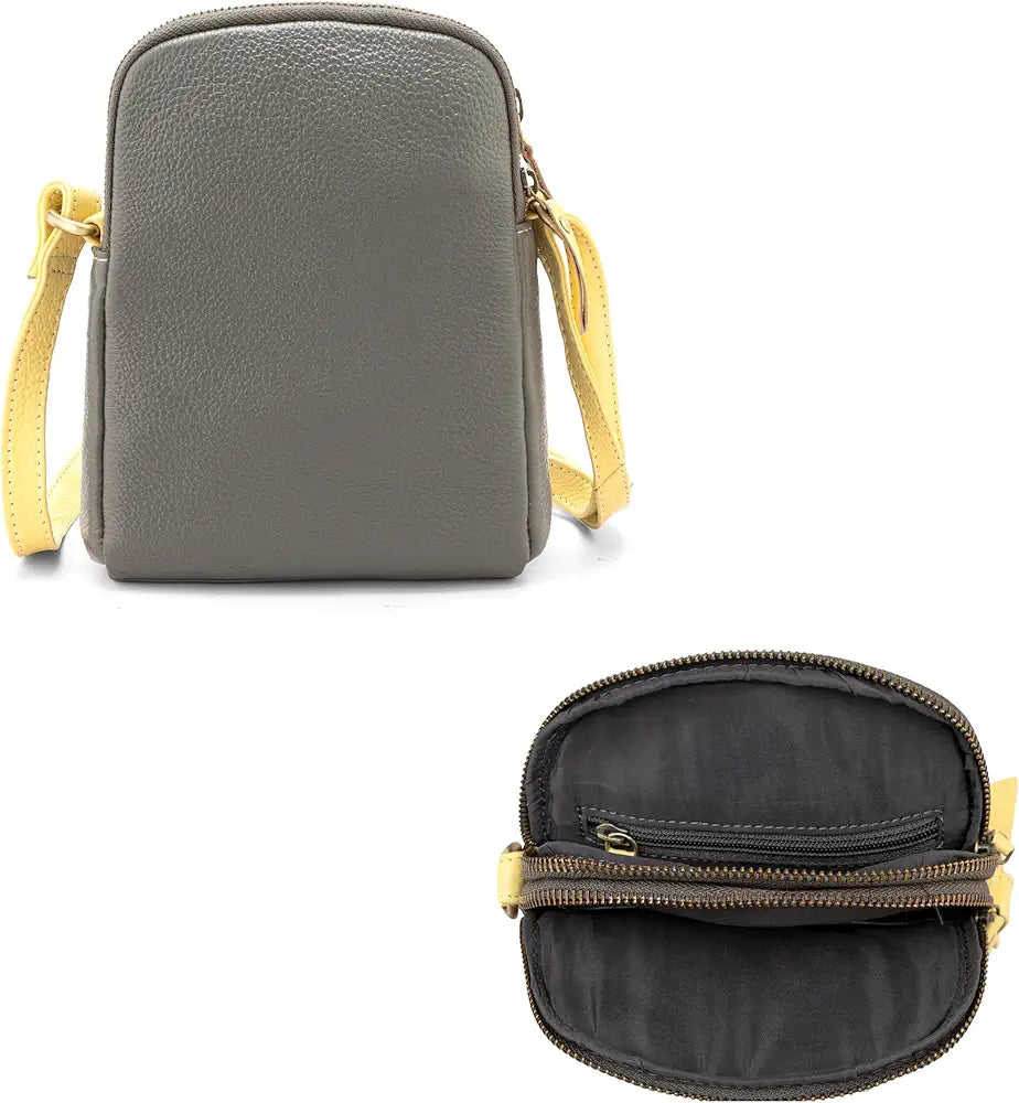 Goatter Genuine Leather Small Sling Cross-Body Bag For Girls And Women's
