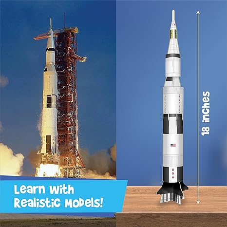 Imagimake Man's Journey to Moon Mission Apollo 11 Rocket & Satellite Model Making Set Puzzle