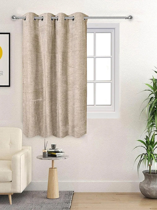 Saral Home Pacman Saral Home Chenille Blackout Window Curtains 1pc Beige