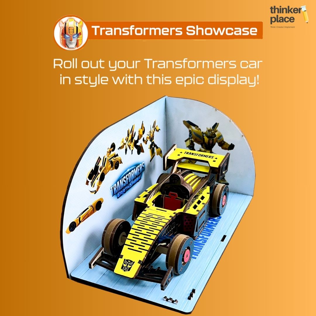 Transformers Bumblebee DIY Race Car- Learn about Velocity